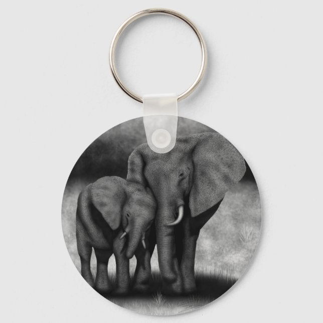 elephants keychain (Front)