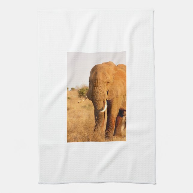 Elephants Kitchen Towel (Vertical)