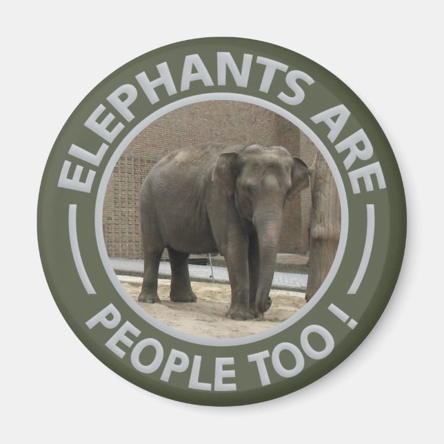 ELEPHANTS magnet (Front)