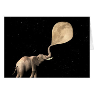 Elephants Make Full Moon