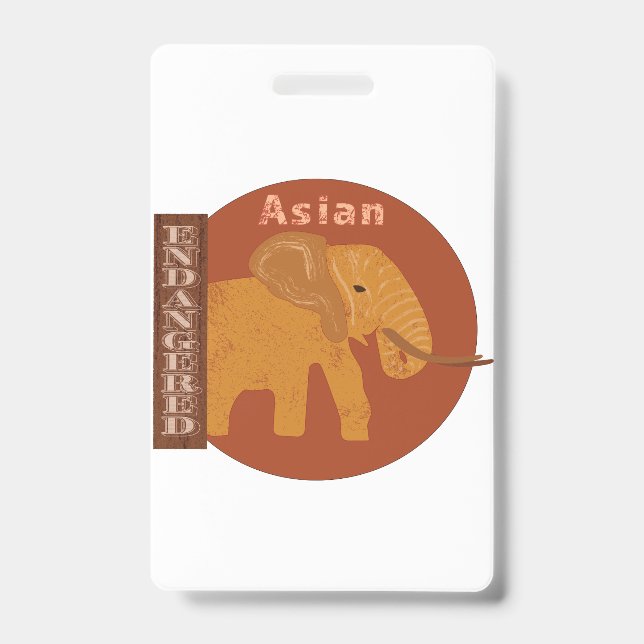 Elephants Need Our Help Badge (Front)
