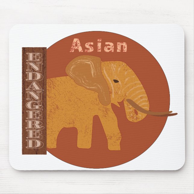 Elephants Need Our Help Mouse Pad (Front)