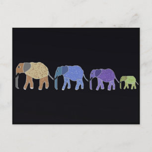 Elephants Never Forget Postcard