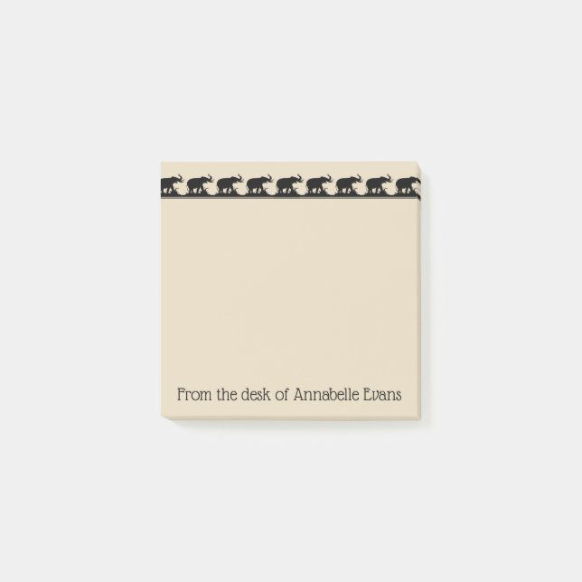 Elephants on the Move Post-it Notes (Front)