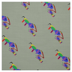 Elephants Pattern Fabric