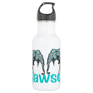 Elephants Plus Bikes Equal YIKES! 532 Ml Water Bottle