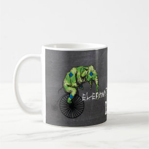 Elephants Plus Bikes Equal YIKES! Coffee Mug