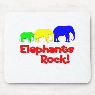 Elephants Rock! Mouse Pad
