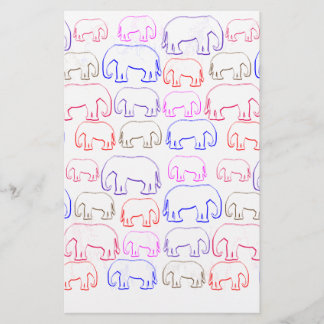 elephants stationery
