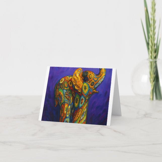Elephants Thank You Card (Front)