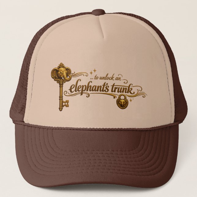 Elephant's Trunk Trucker Cap (Front)