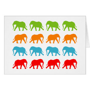 Elephants Walking Pattern