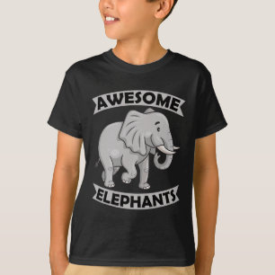 Elephants Zoo Circus Fun Elephant Conservative  T-Shirt