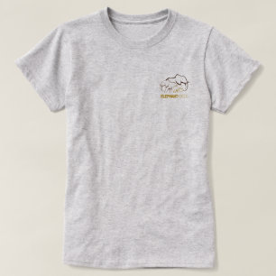 ElephantVoices Logo Back Tee (Grey)