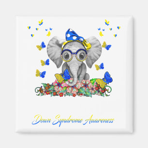 Elephent His Fight Is My Fight Down Syndrome Aware Magnet