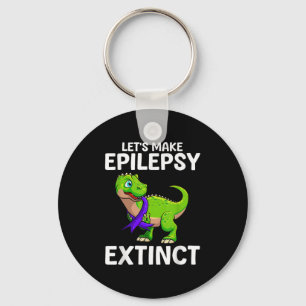 Elepsy Art For Men Women Kids Suprt Elepsy Awarene Keychain