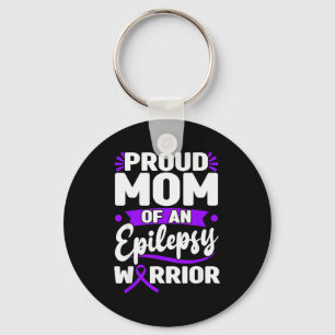 Elepsy Suprt Warrior Elepsy Awareness Month For Wo Keychain