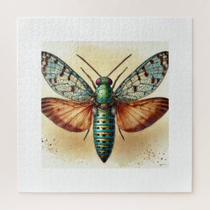 Eleuthemis Butterfly 061024IREF237 - Watercolor Jigsaw Puzzle