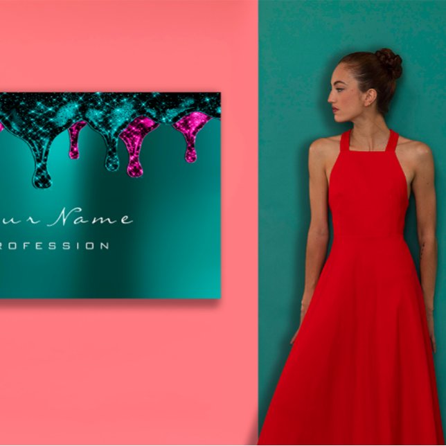 Elevate Your Beauty Business with Wax Epilation  Card (Wax Epilation Pink Depilation Violet Nails Teal Business Card)