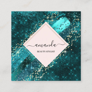 Elevate Your Brand with Professional Framed Gold Square Business Card