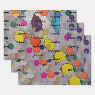 Elevate your Celebration with colourful whimsy!  Wrapping Paper Sheet