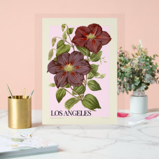 Elevate Your Décor with Flowers LOS ANGELES POSTER