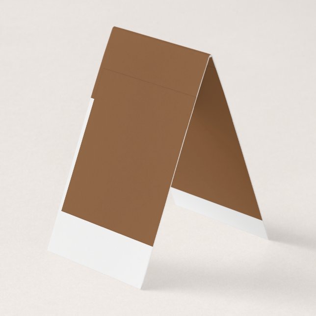 Elevate Your Design with a Brown Background Business Card (Back)