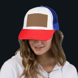 Elevate Your Design with a Brown Background Trucker Hat<br><div class="desc">Discover the power of using a brown background and white border in your graphic design. Elevate your website aesthetics with this elegant and minimalistic colour scheme. Perfect for banners and modern web design projects.</div>