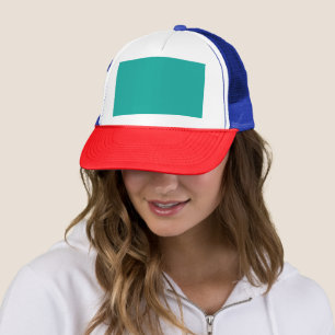 Elevate Your Design with a Green Background  Trucker Hat
