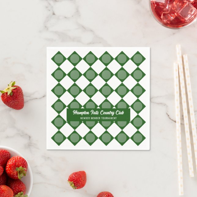 Elevate Your Game: Golf Club Event Paper Napkine Napkin (Insitu)