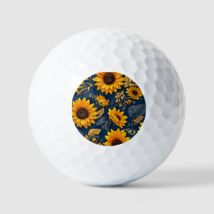 Elevate Your Game with Floral Elegance: Sunflowers Golf Balls