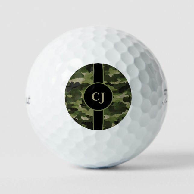 Elevate Your Golf Game with Camouflage Golf Balls (Front)