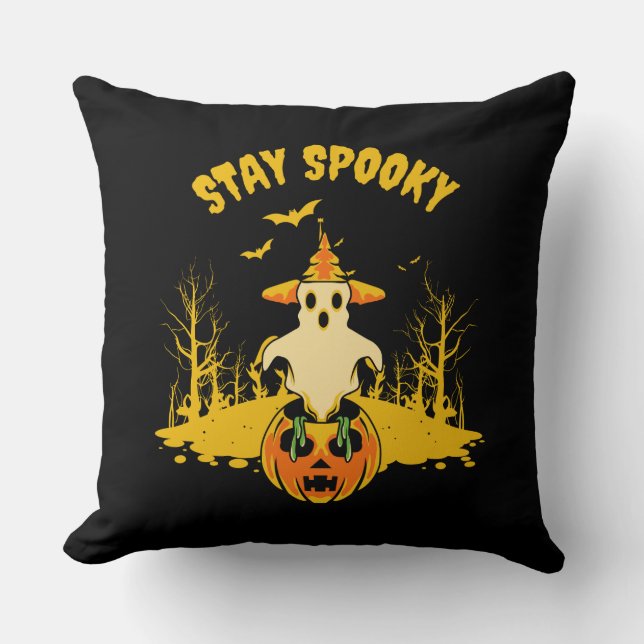 Elevate Your Halloween Decor Customized Pillow (Front)
