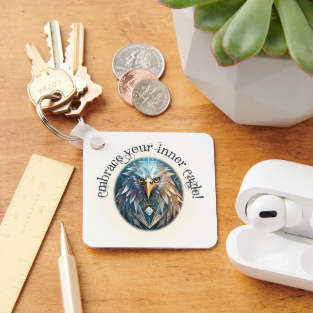 Elevate Your Keys with the Majestic Eagle Keychain (Desk)