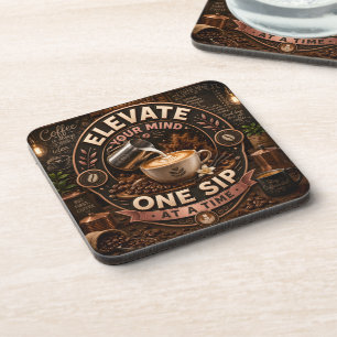 Elevate Your Mind One Sip At A Time Coaster