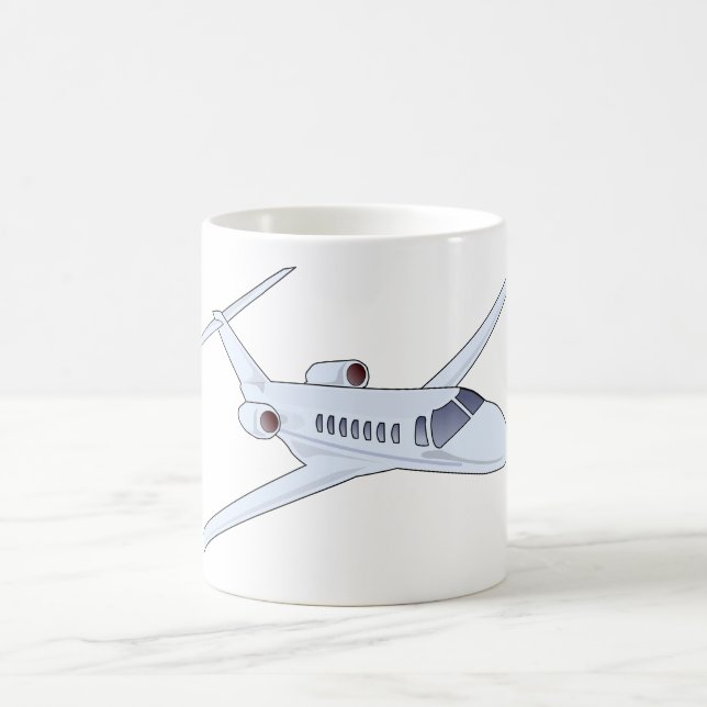 Elevate Your Mornings with the Cessna CitationJet  Coffee Mug (Center)