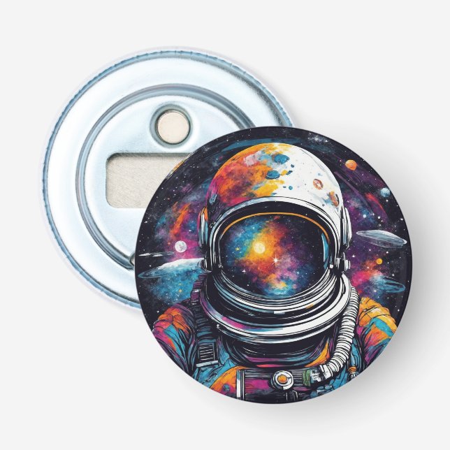 Elevate Your Ride to the Stars: Cosmic Voyage Bottle Opener (Front)