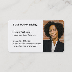 Elevate Your Solar Business With Custom Design  Business Card