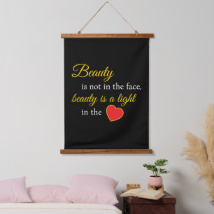 Elevate Your Space – Beauty Slogan Wall Hanging Hanging Tapestry