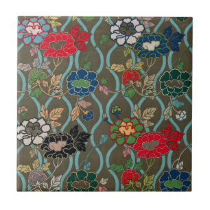 Elevate Your Space with Elegance: Japanese Floral  Tile