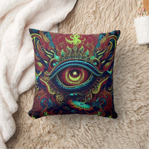 Elevate Your Space with Spiritual Elegance Throw Pillow