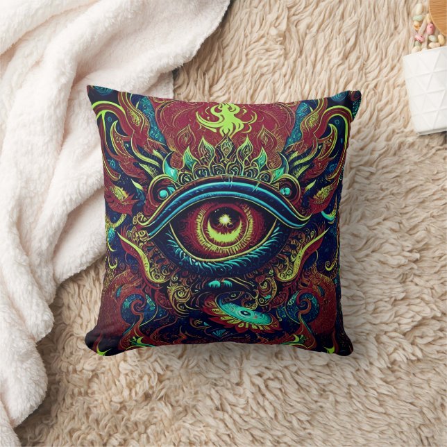 Elevate Your Space with Spiritual Elegance Throw Pillow (Blanket)