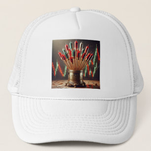 Elevate your space with trading-inspired art. 01 trucker hat