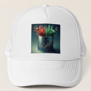Elevate your space with trading-inspired art. 02 trucker hat