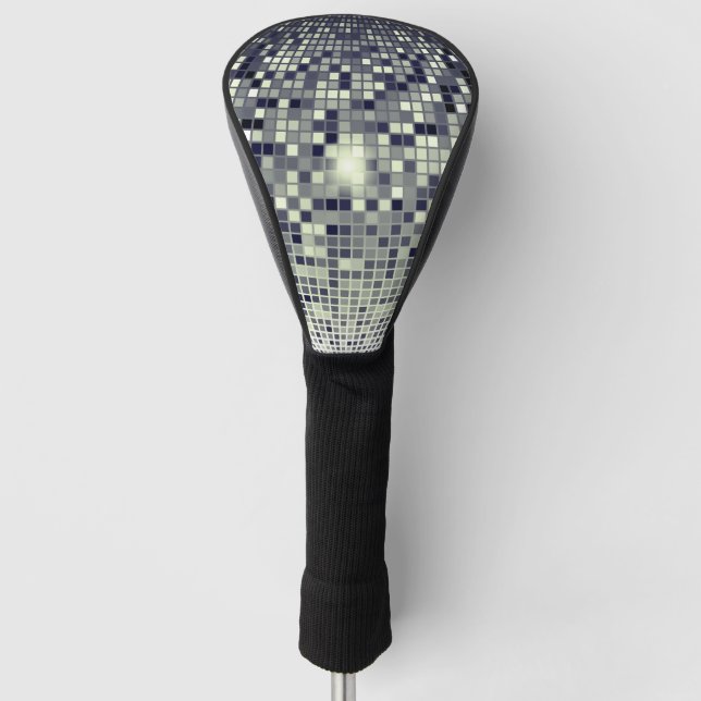 Elevate Your Swing in Style - Retro Disco Vibes Golf Head Cover (Front)