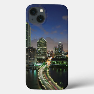 Elevated city skyline iPhone 13 case