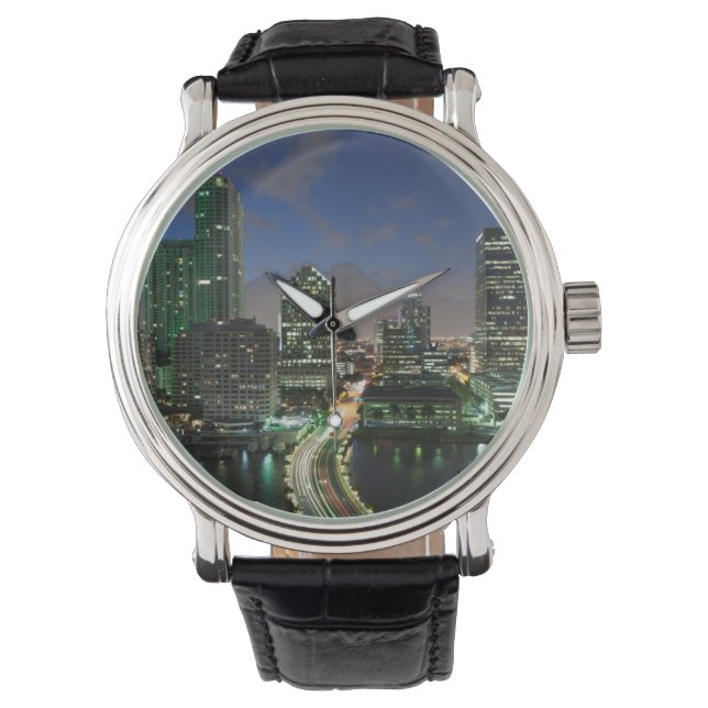 Elevated city skyline watch (Front)
