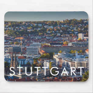 Elevated City View of Stuttgart Mouse Pad