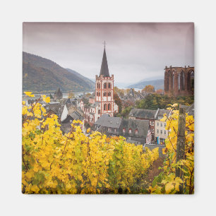 Elevated Town View Germany Magnet