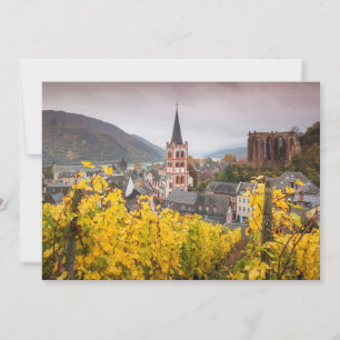 Elevated Town View   Germany Thank You Card